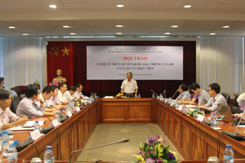 Cơ quan nhân quyền quốc gia: những vấn đề lý luận và thực tiễn